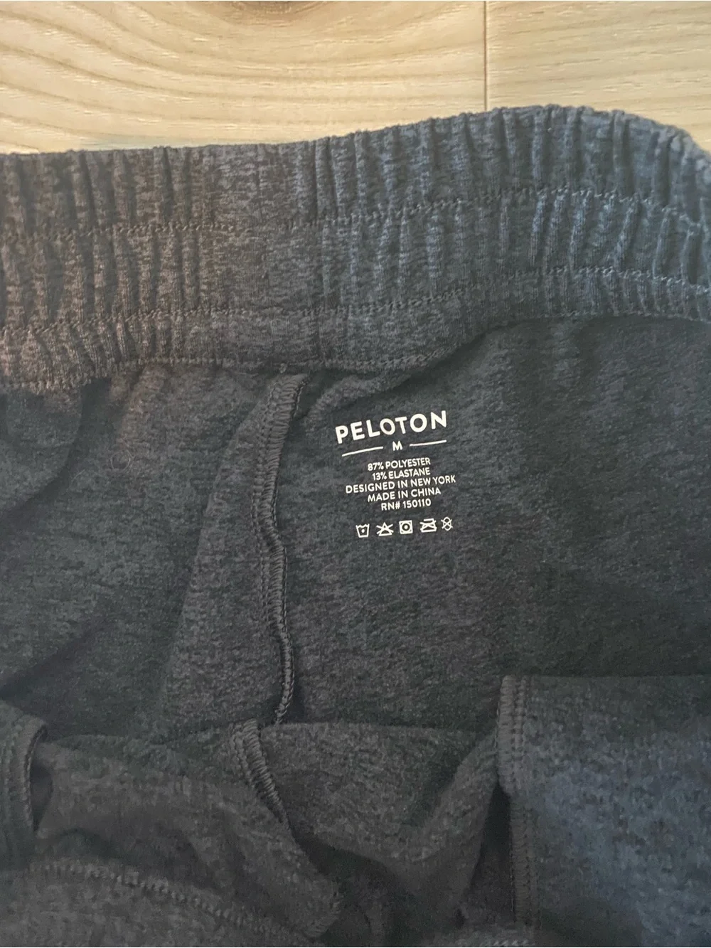 Peloton Black Sweat Joggers with Interior Logo